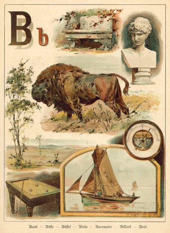 Lettera B da Walter Zweigle