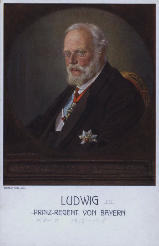 Ludovico III, ultimo re di Baviera, quando era principe reggente da Walther Firle