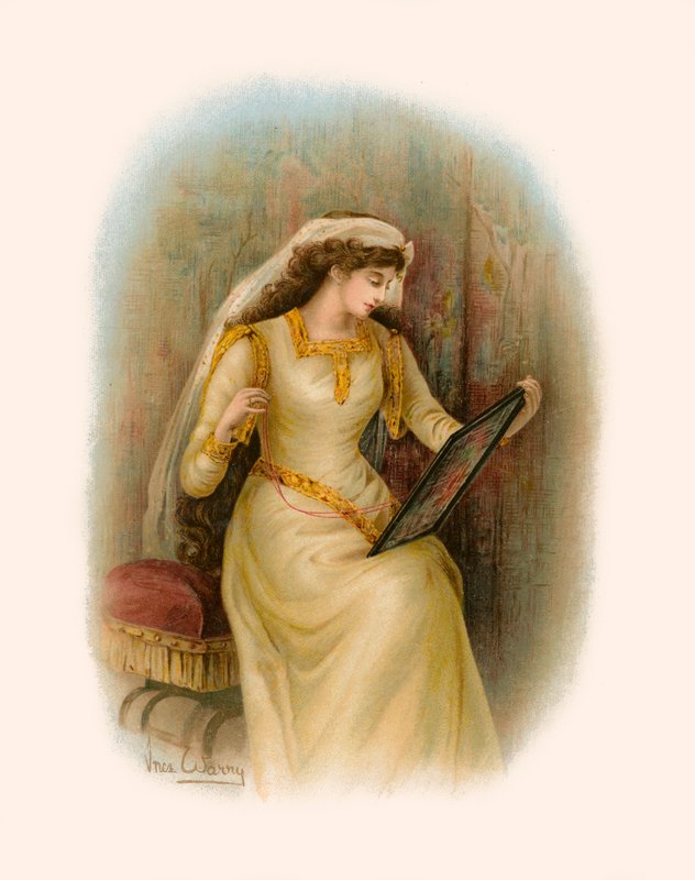 La dama di Shalott di Tennyson da Warry