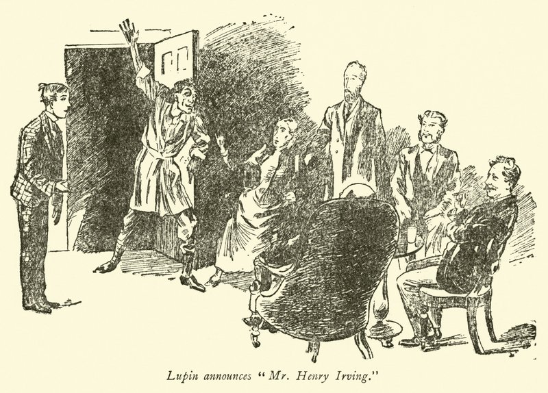Lupin annuncia Mr Henry Irving da Weedon Grossmith