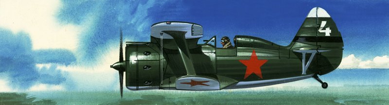 Un caccia russo Polikarpov I-153 da Wilf (20th century) Hardy