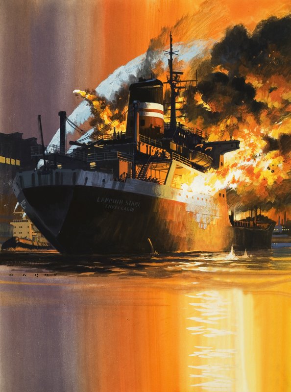 Nave ardente da Wilf (20th century) Hardy