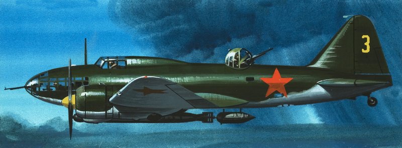 Nel blu: Aerei russi della Seconda Guerra Mondiale da Wilf (20th century) Hardy