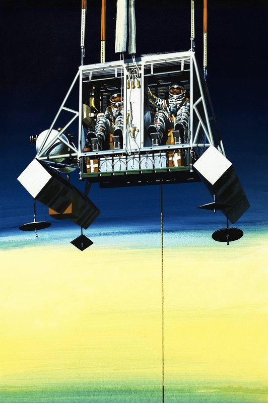 Uomini e macchine: Volo ai confini dello spazio da Wilf (20th century) Hardy