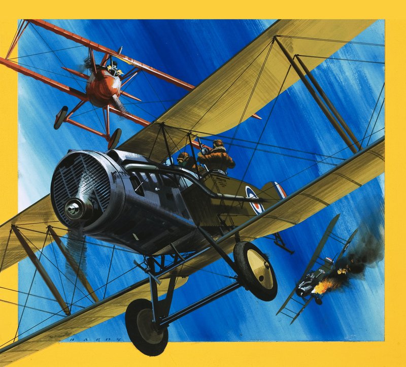 Aerei del passato: Il caccia Bristol F2B da Wilf (20th century) Hardy