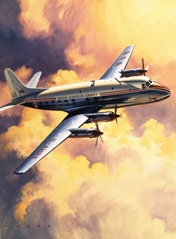 Aereo BEA non identificato da Wilf (20th century) Hardy