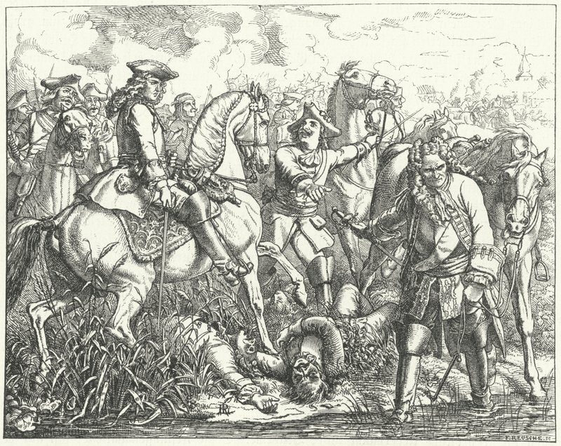 Cattura del maresciallo Tallard alla battaglia di Blenheim, 1704 da Wilhelm Camphausen