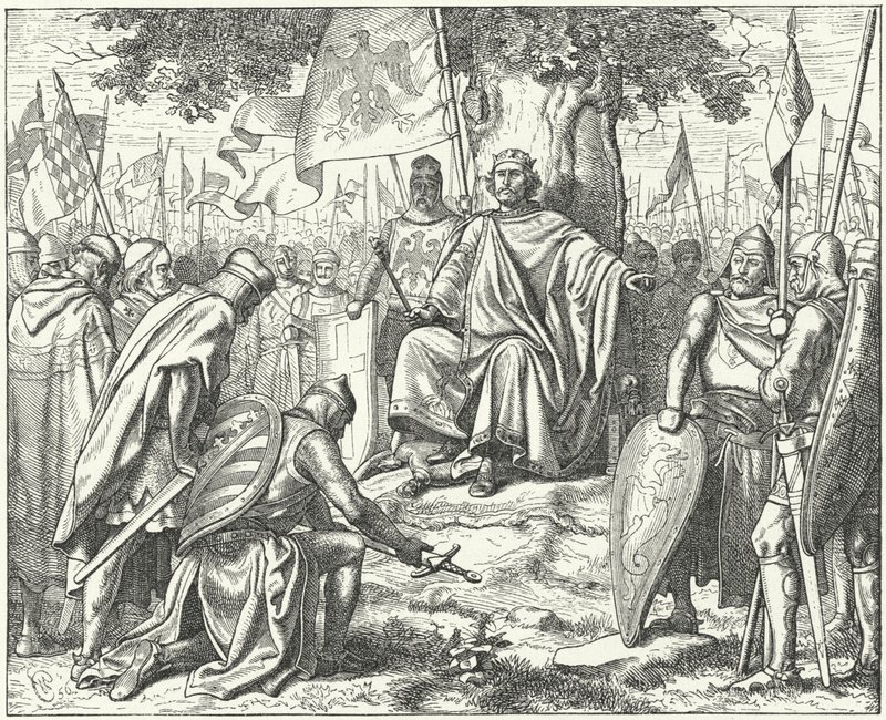 Sottomissione dei principi sassoni all