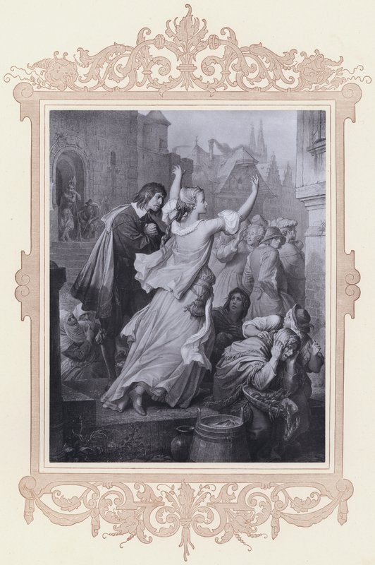 Clarchen, Egmont (litografia) da Wilhelm von (after) Kaulbach
