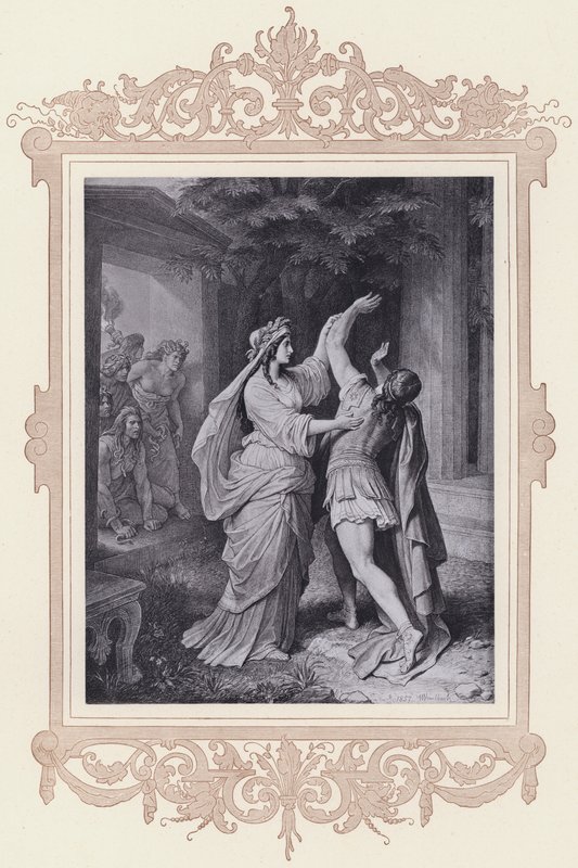 Ifigenia, Ifigenia in Tauride da Wilhelm von (after) Kaulbach