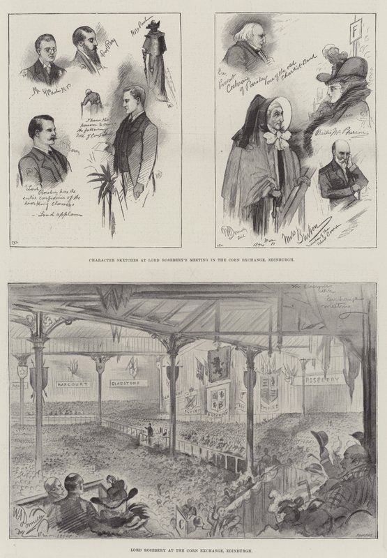 Lord Rosebery a Edimburgo da William A. Donnelly