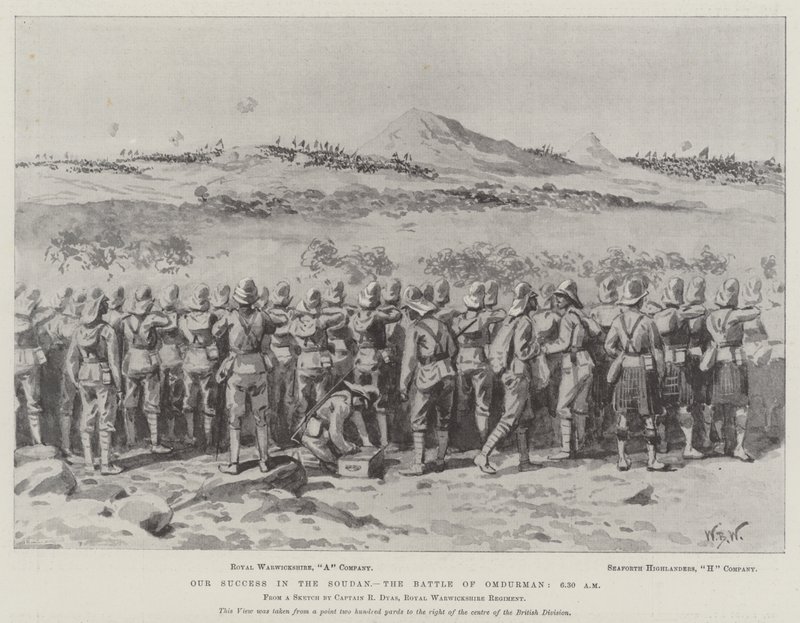 Il nostro successo nel Sudan, la battaglia di Omdurman, 6:30 am da William Barnes Wollen