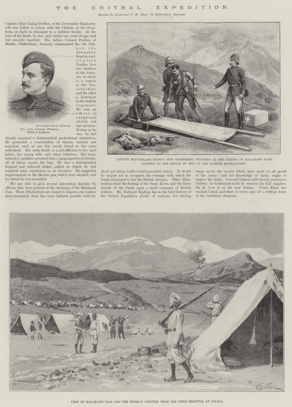 La Spedizione di Chitral da William Barnes Wollen