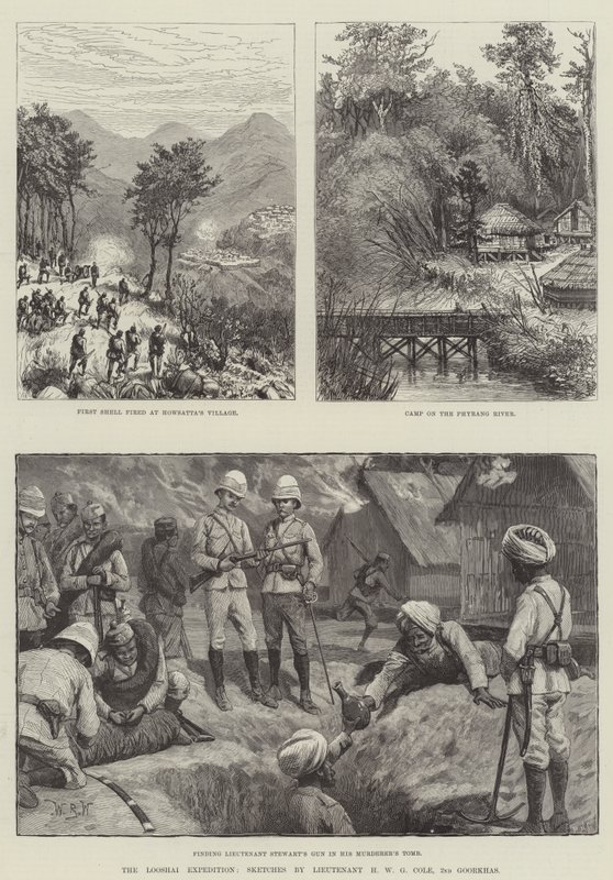 La Spedizione Looshai da William Barnes Wollen