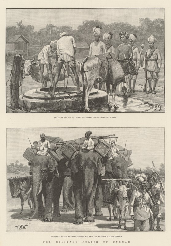 La polizia militare della Birmania da William Barnes Wollen