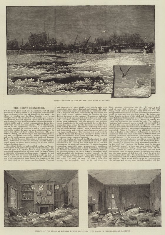 La grande nevicata da William Biscombe Gardner