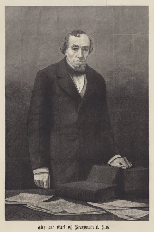 Il defunto conte di Beaconsfield, KG da William Biscombe Gardner