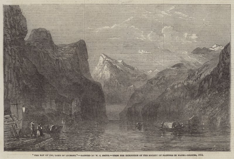 La baia di Uri, lago di Lucerna da William C. Smith