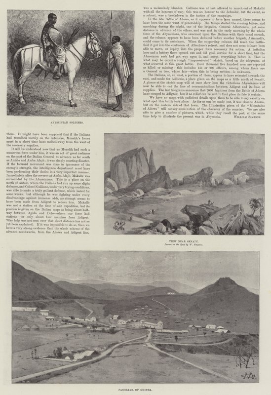 Abissinia Passato e Presente da William Crimea Simpson