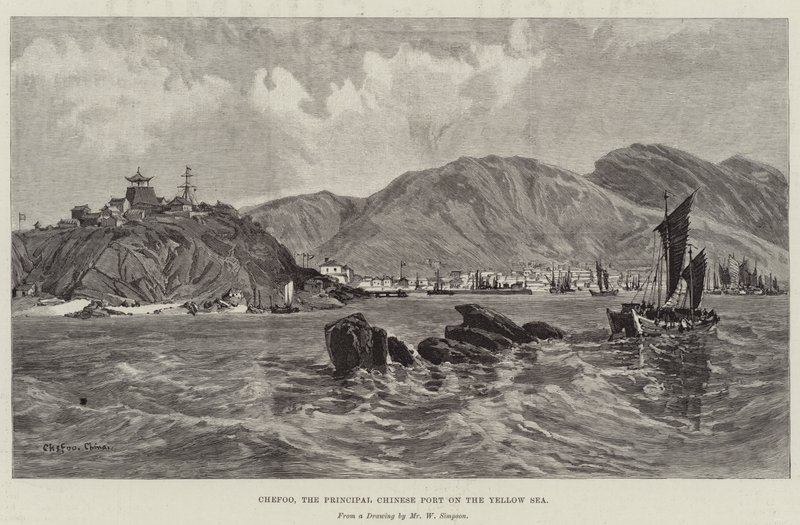 Chefoo, il principale porto cinese sul Mar Giallo da William Crimea Simpson
