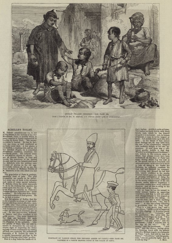 La guerra afgana da William Crimea Simpson
