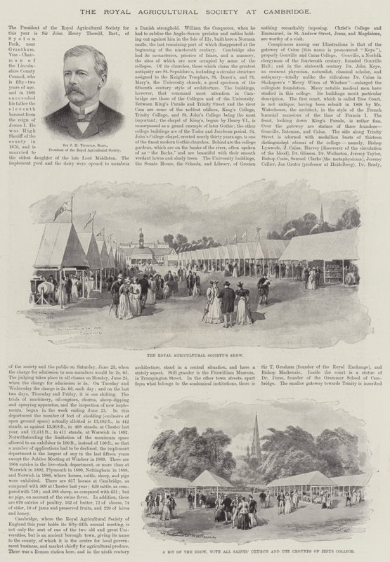 La Royal Agricultural Society a Cambridge da William Crimea Simpson