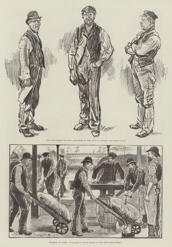 Sciopero dei Dock di Londra del 1889 da William Douglas Almond