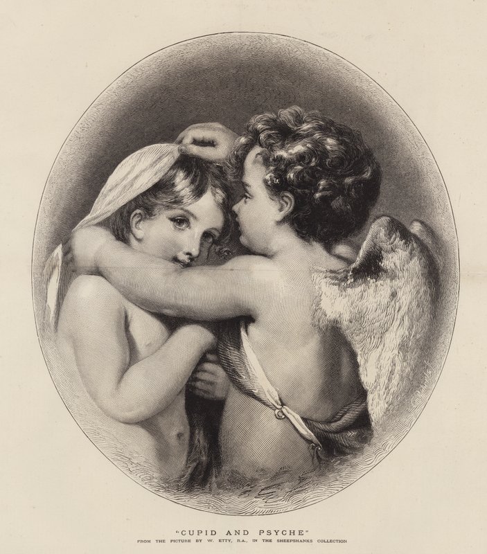 Cupido e Psiche da William Etty
