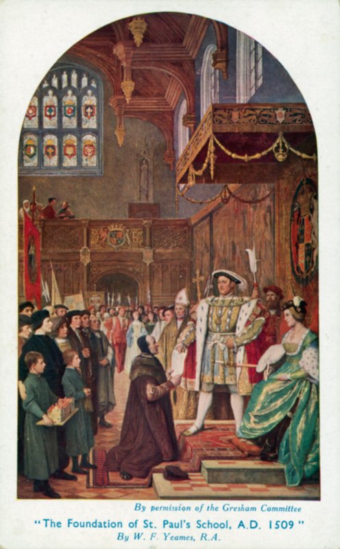 Fondazione della Scuola di San Paolo, 1509 da William Frederick Yeames