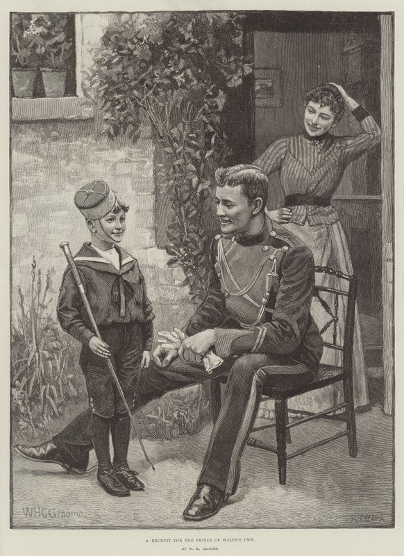 Una recluta per il Principe di Galles da William Henry Charles Groome