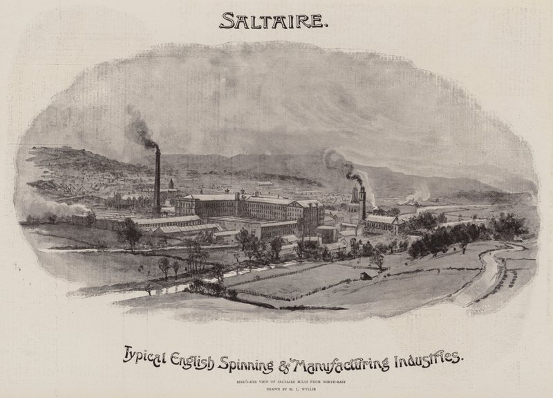 Pubblicità, Saltaire da William Lionel Wyllie