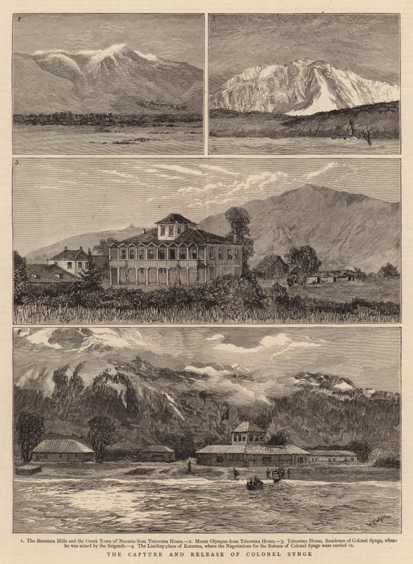 La cattura e il rilascio del colonnello Synge da William Lionel Wyllie