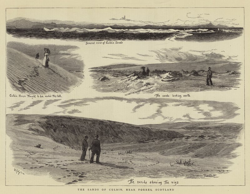 Le sabbie di Culbin, vicino a Forres, Scozia da William Lionel Wyllie