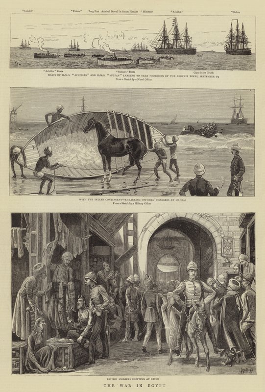 La Guerra in Egitto da William Lionel Wyllie