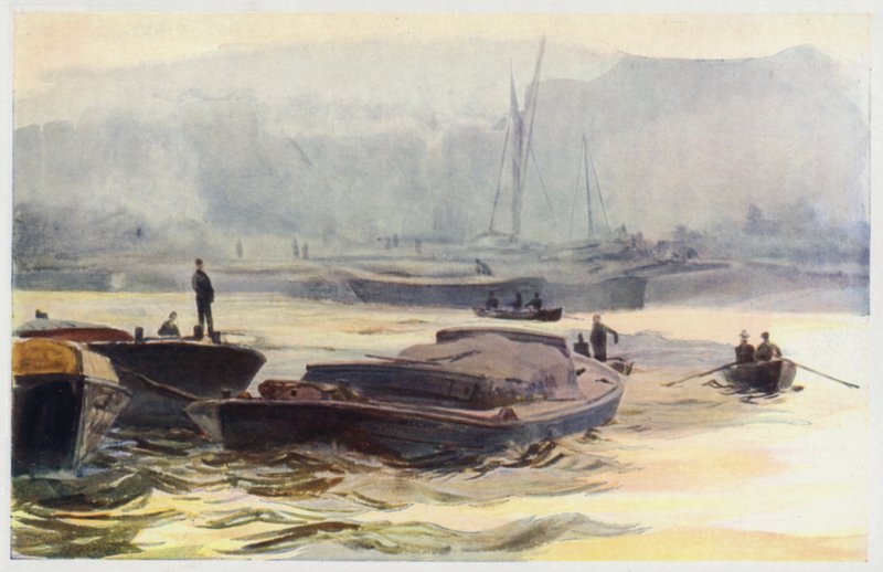 Chiatte Mute nella Piscina da William Lionel Wyllie