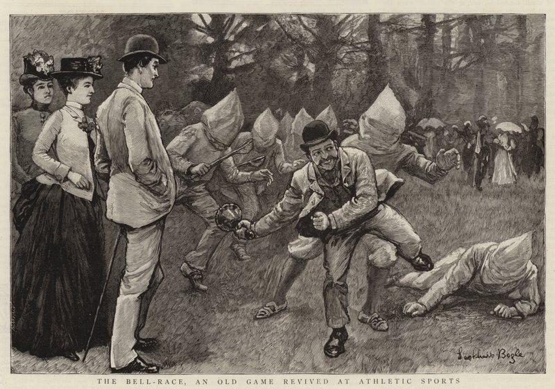 La corsa delle campane, un vecchio gioco rivisitato agli sport atletici da William Lockhart Bogle