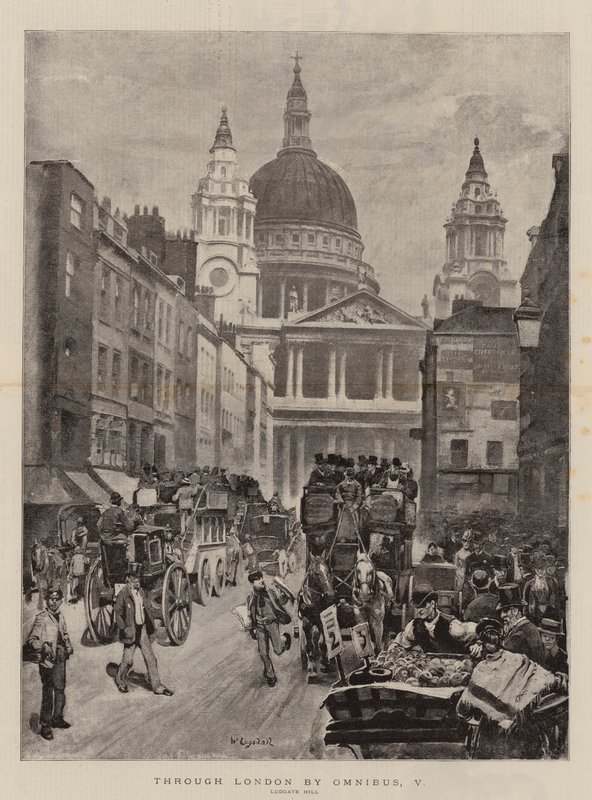 Attraverso Londra in omnibus, V da William Logsdail