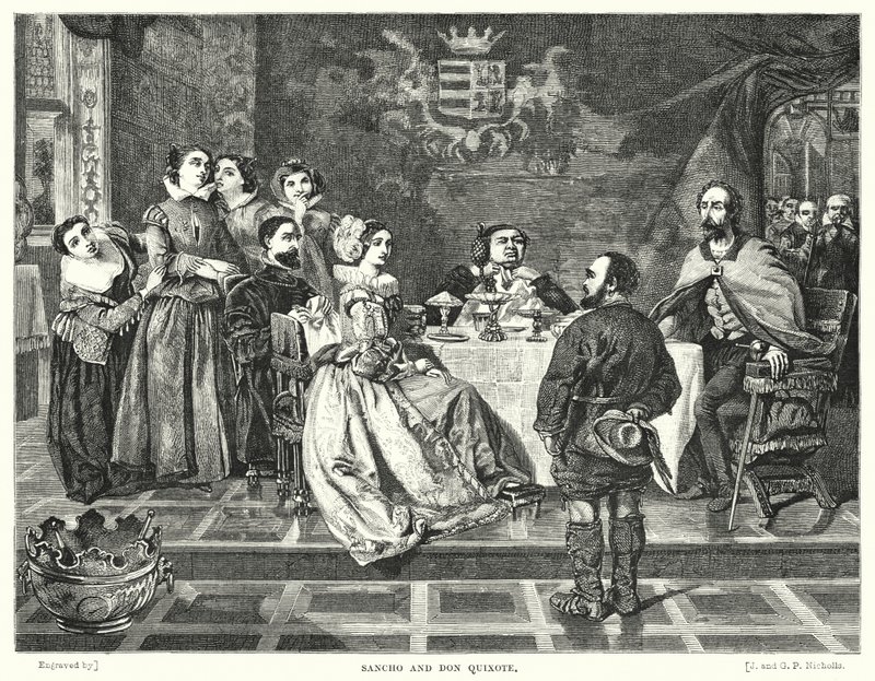 Sancho e Don Chisciotte da William Powell after Frith