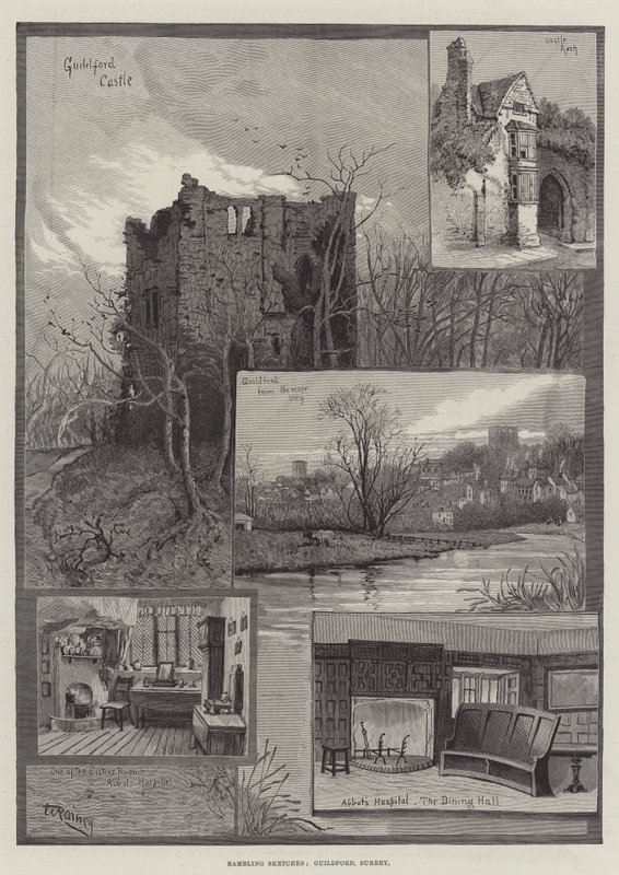 Schizzi vagabondi, Guildford, Surrey da William Rainey