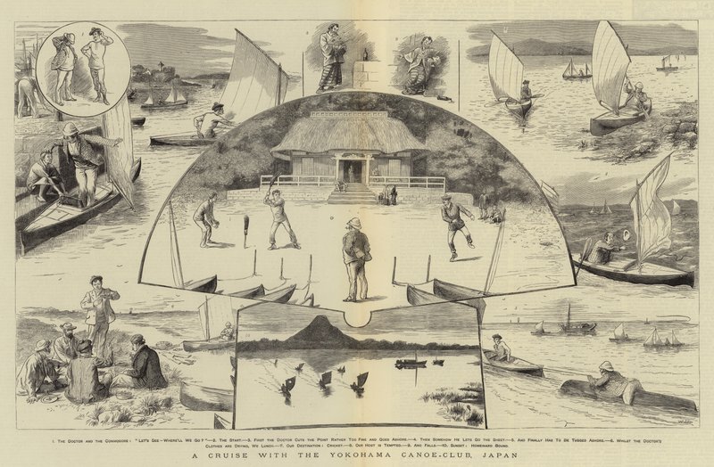 Una crociera con il Yokohama Canoe-Club, Giappone da William Ralston