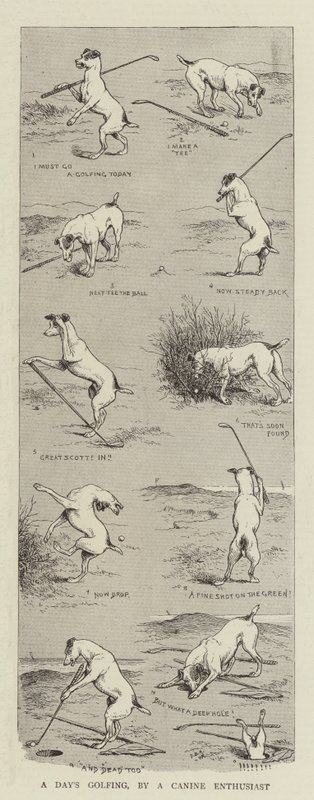 Una giornata di golf, da un entusiasta canino da William Ralston