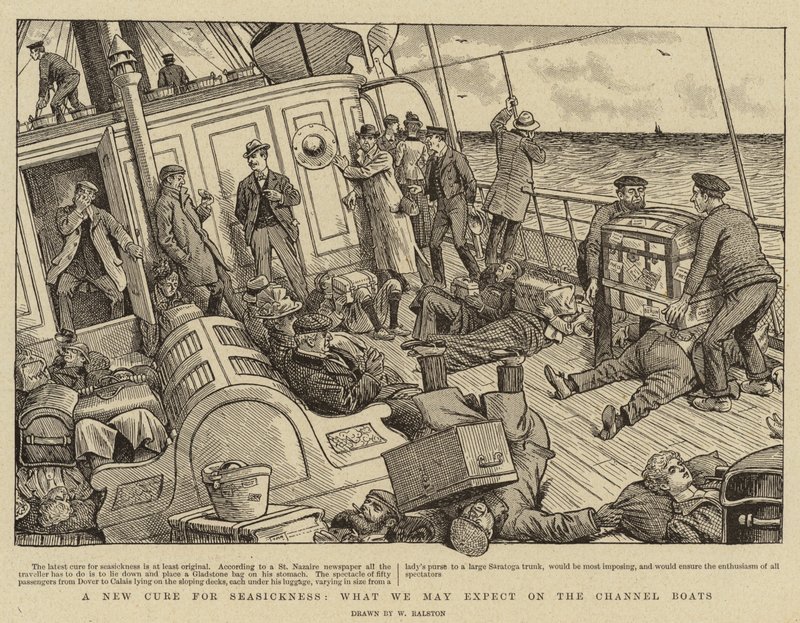 Una nuova cura per il mal di mare, cosa possiamo aspettarci sulle barche del Canale da William Ralston