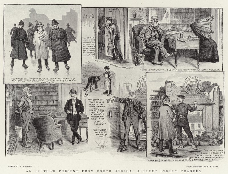 Il regalo di un editore dal Sudafrica, una tragedia di Fleet Street da William Ralston