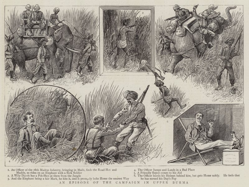 Un episodio della campagna in Alta Birmania da William Ralston