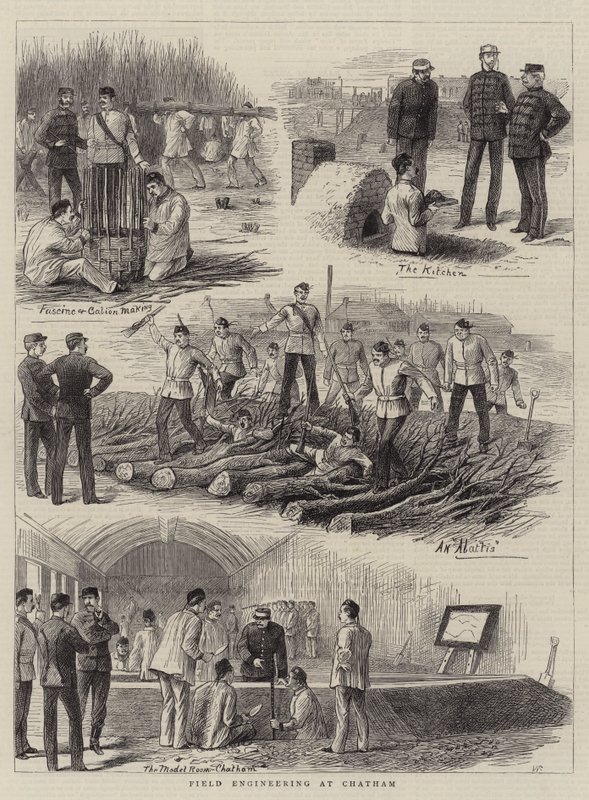 Ingegneria del campo a Chatham da William Ralston