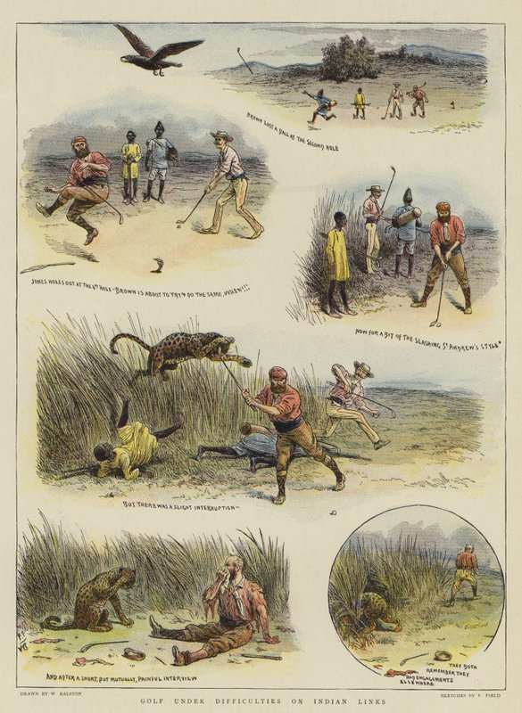 Golf in difficoltà sui campi indiani da William Ralston