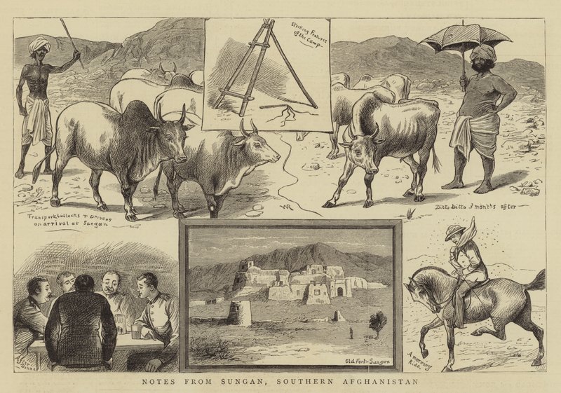 Note da Sungan, Afghanistan meridionale da William Ralston