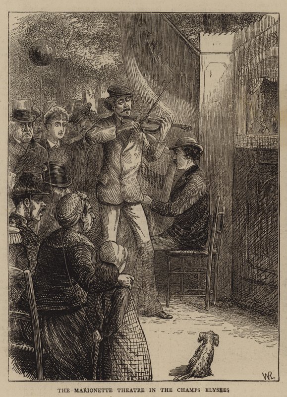 Immagini di vita e carattere a Parigi di un artista inglese, V da William Ralston