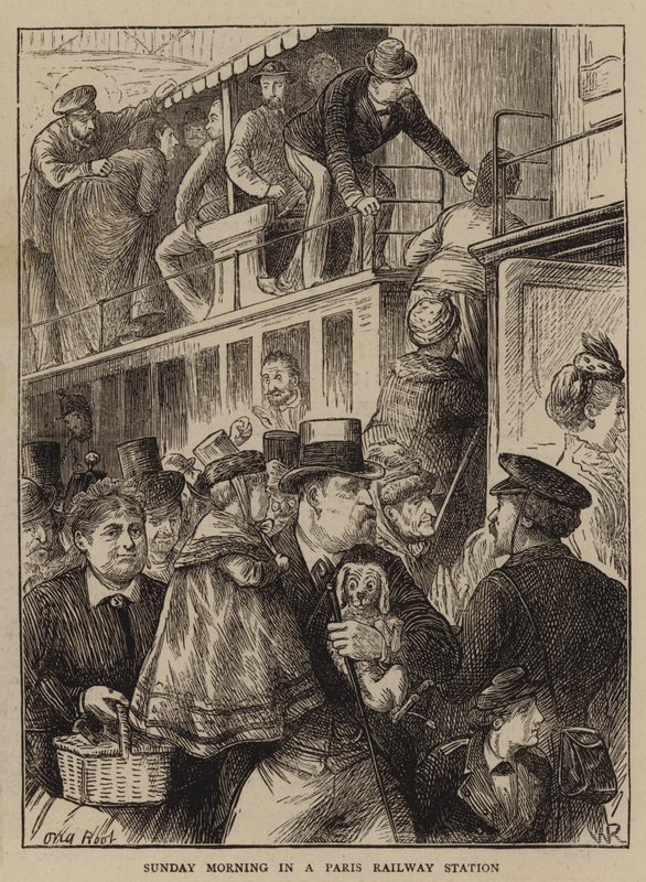 Immagini di vita e carattere a Parigi di un artista inglese, V da William Ralston