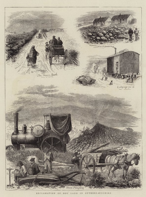 Bonifica delle terre paludose nel Sutherlandshire da William Ralston